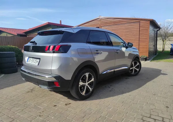 Peugeot 3008 cena 71500 przebieg: 212000, rok produkcji 2017 z Brusy małe 172